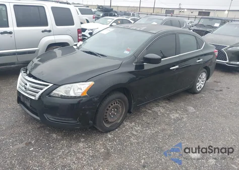 2015 Nissan Sentra S из США, поврежденный, VIN 3N1AB7AP8FY335589